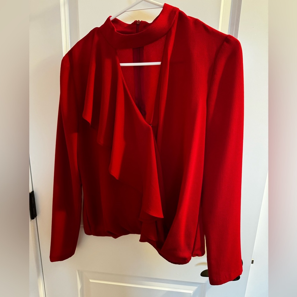 WAYF red blouse